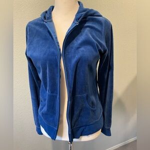 Blue fuz Hoodie